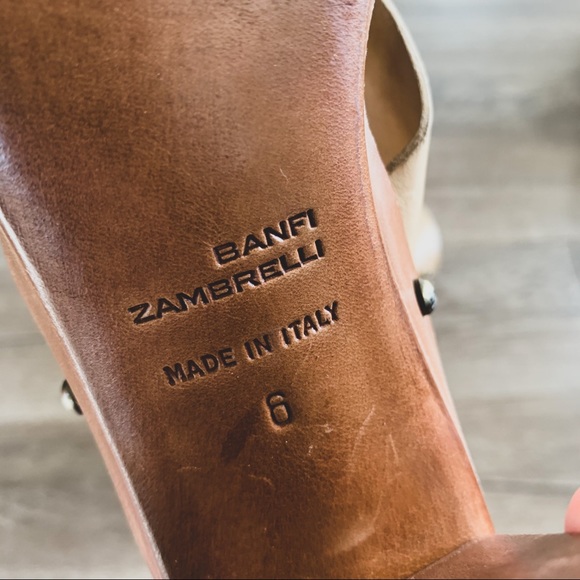 Chunky Banfi Zambrelli Heels - Picture 7 of 9